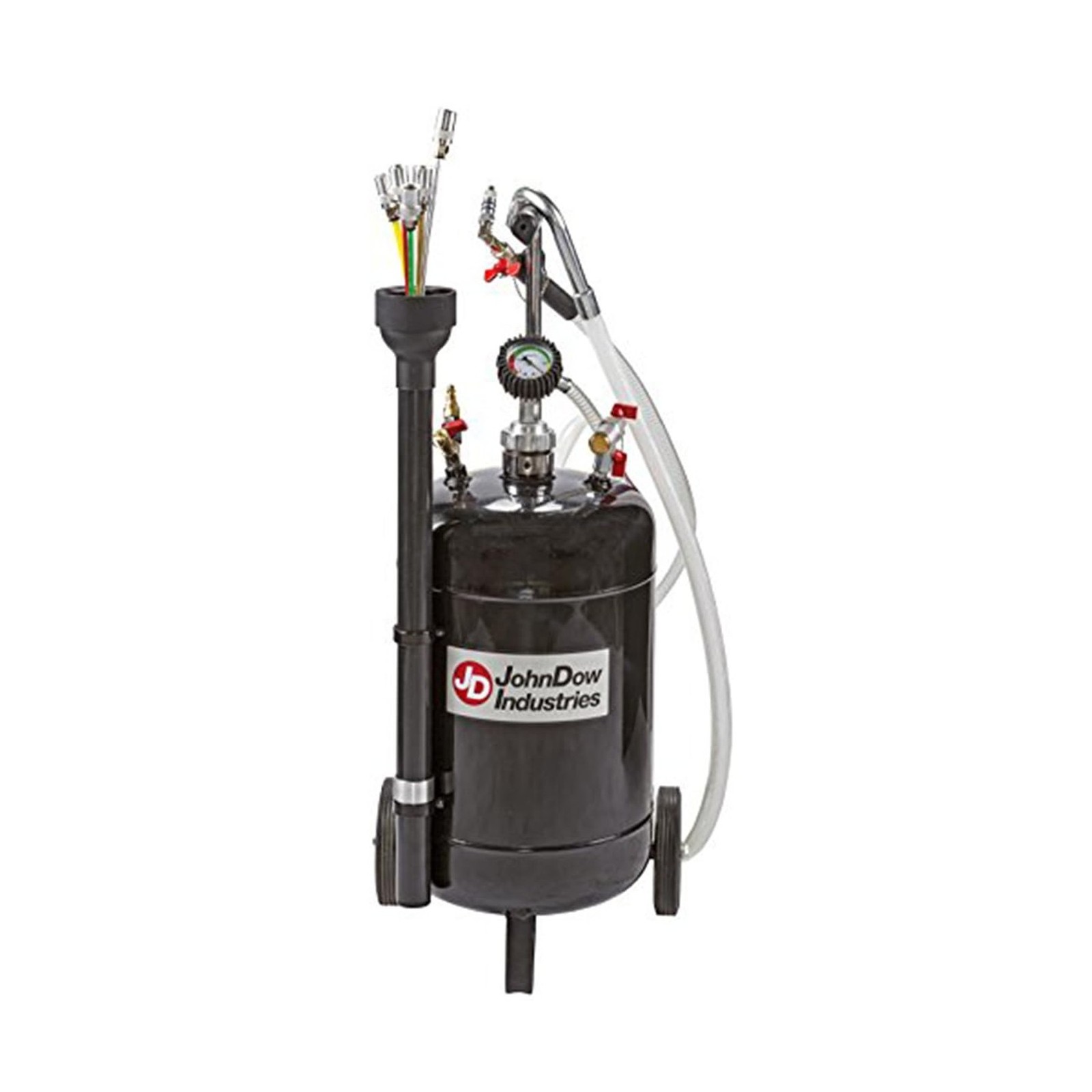 JohnDow Industries 6 Gallon Fluid Evacuator with Venturi Vacuum System, Vacuu…