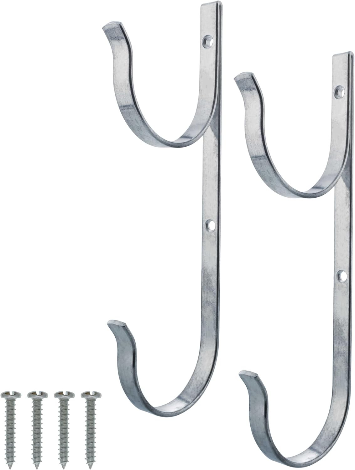 Pool Pole Hanger – 2 Plastic Pool Hooks for Poles – Equipment Fence Hook