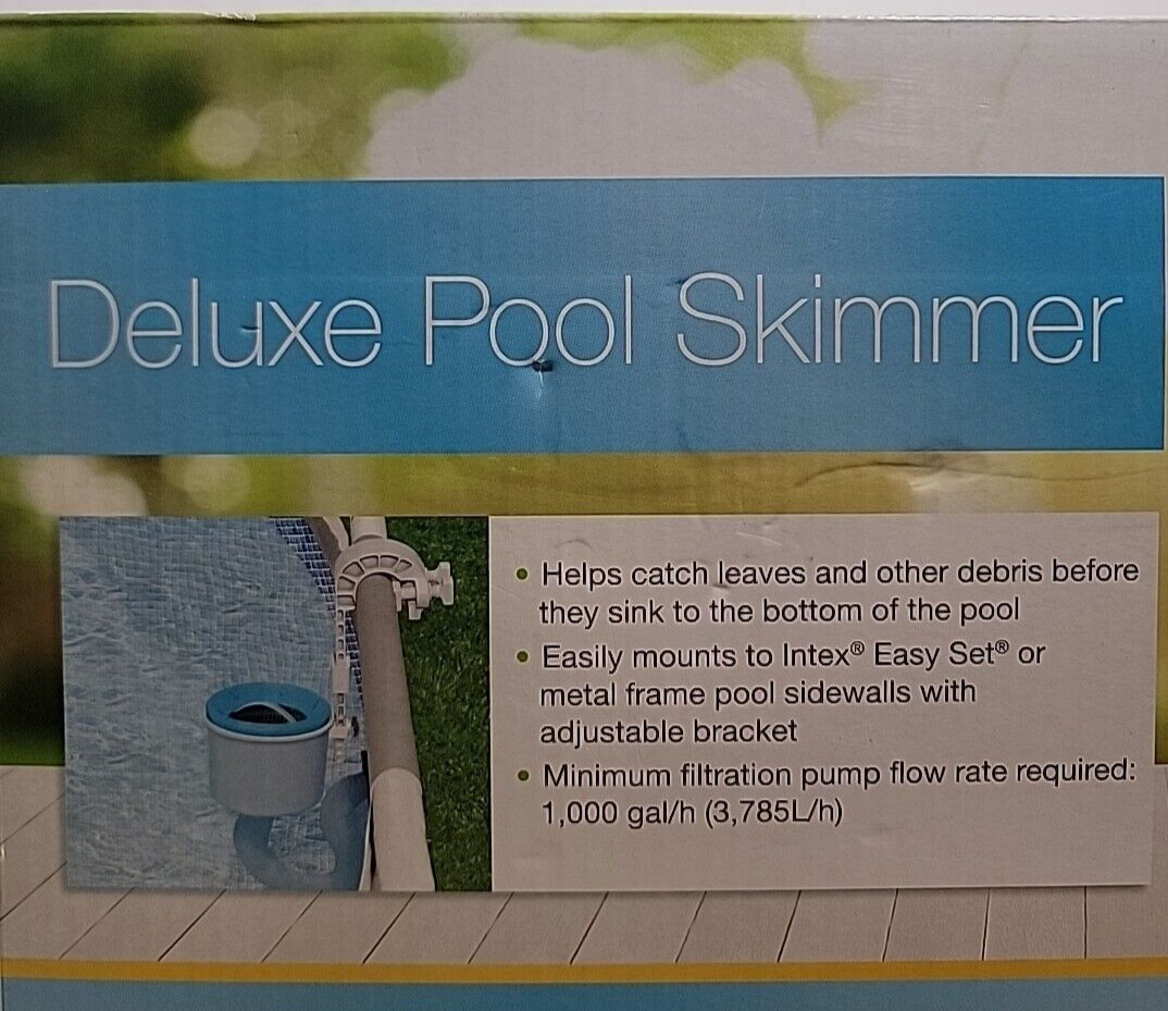 Intex Pool Skimmer 28000E Deluxe Wall Mount for Above Ground Pools NIB