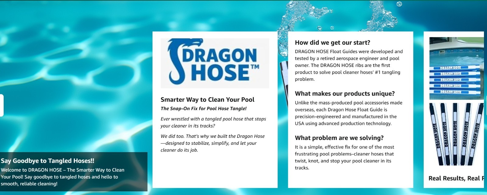 Pool Cleaner Hose Anti-Tangle Snap-On Stabilizers for 0.75&Prime; OD (7PK-Black)