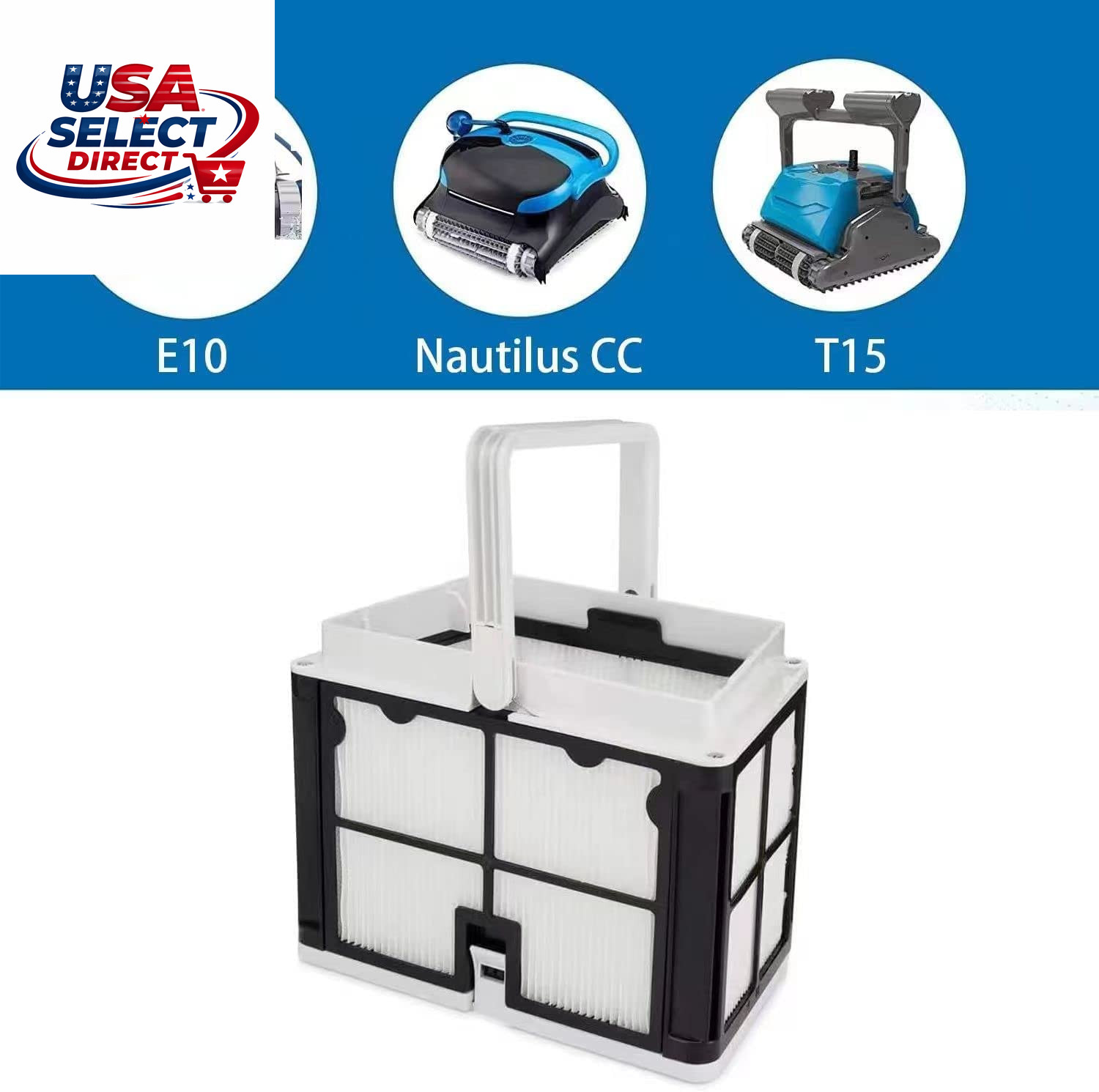 Ultra Fine Filtration Basket for Dolphin Robotic Pool Cleaners