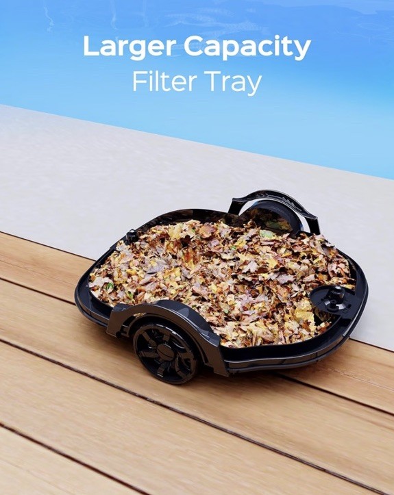 WYBOT A1 Cordless Robotic Pool Cleaner Automatic Pool Vacuum 1100 Sq.ft