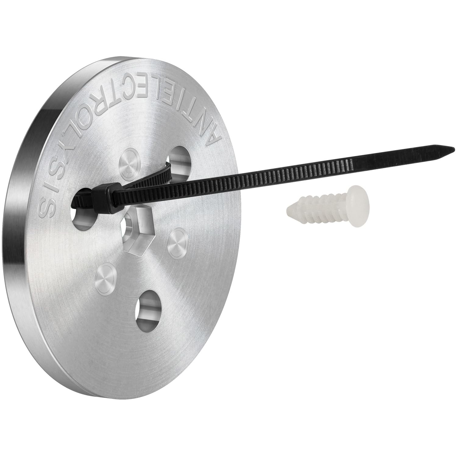 Pool Skimmer Zinc Anode Weight – Anti-Electrolysis Sacrificial Anode for Salt…
