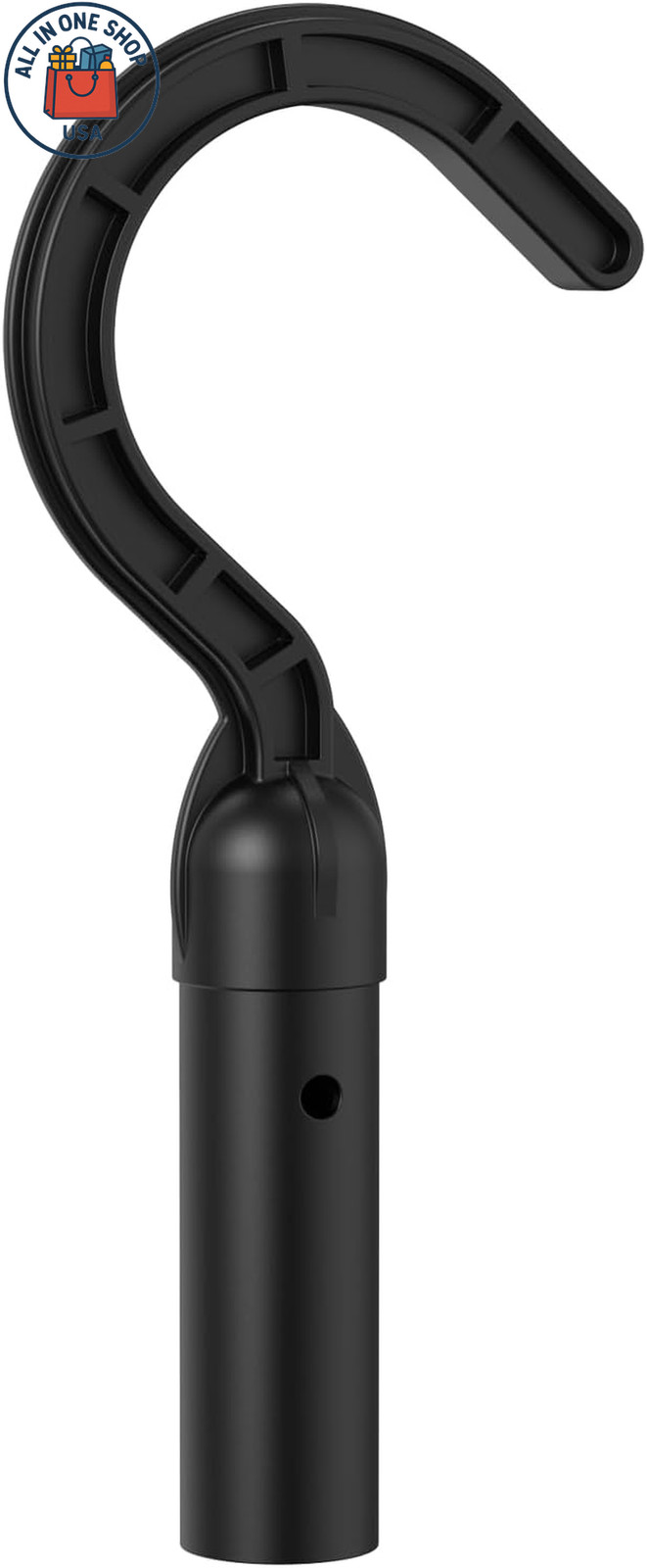 Universal Pool Cleaner Hook for Robotic Vacuums – Black (1 Pack)