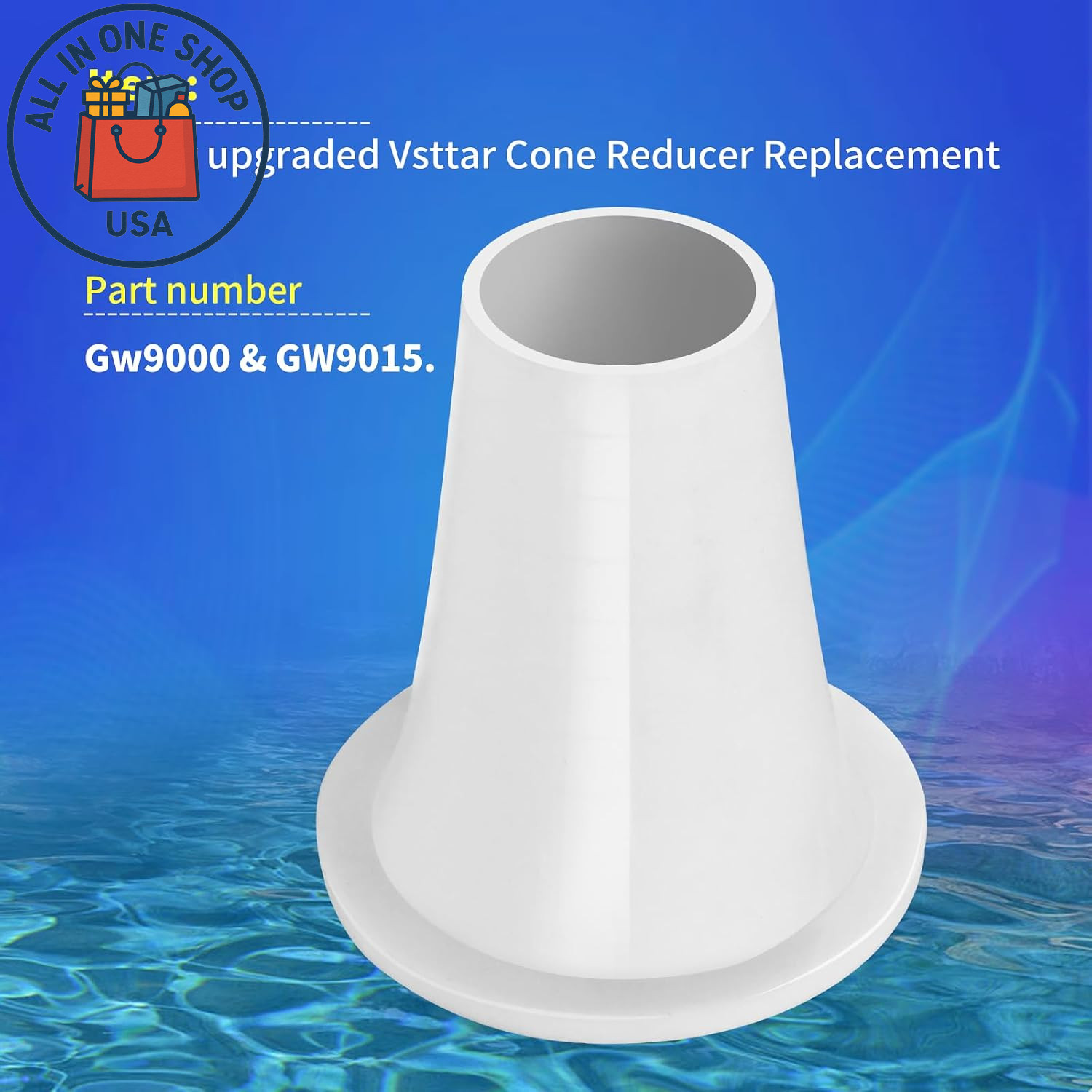 Pentair GW9000 GW9015 Cone Reducer Replacement for Kreepy Krauly Pool Cleaners