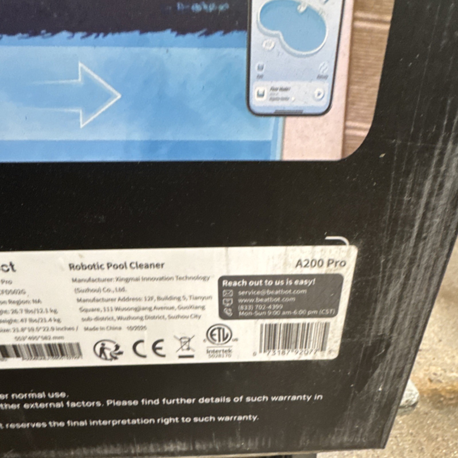 Beatbot A200 Pro 5-in-1 Robotic Pool Cleaner, App Control, All Pools