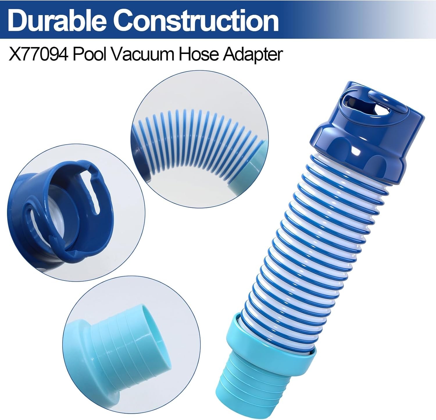 2 Pack X77094 Pool Vacuum Hose Adapter for Zodiac MX6 MX8 Baracuda X7 Quattro