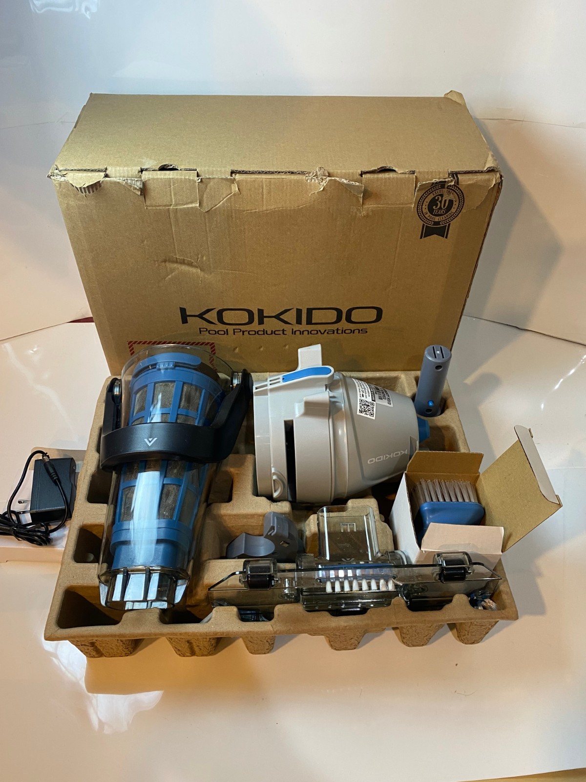 KOKIDO 2025 Rechargeable Pool Vacuum, XTROVAC 510, 4X Suction Power,