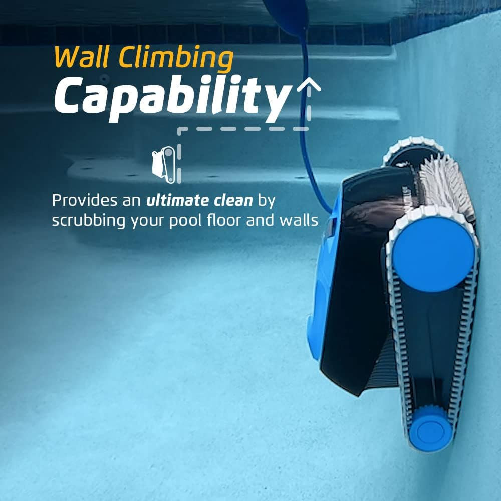 Dolphin Nautilus CC Automatic Robotic Pool Vacuum Cleaner, Wall Climbing Scrubbe