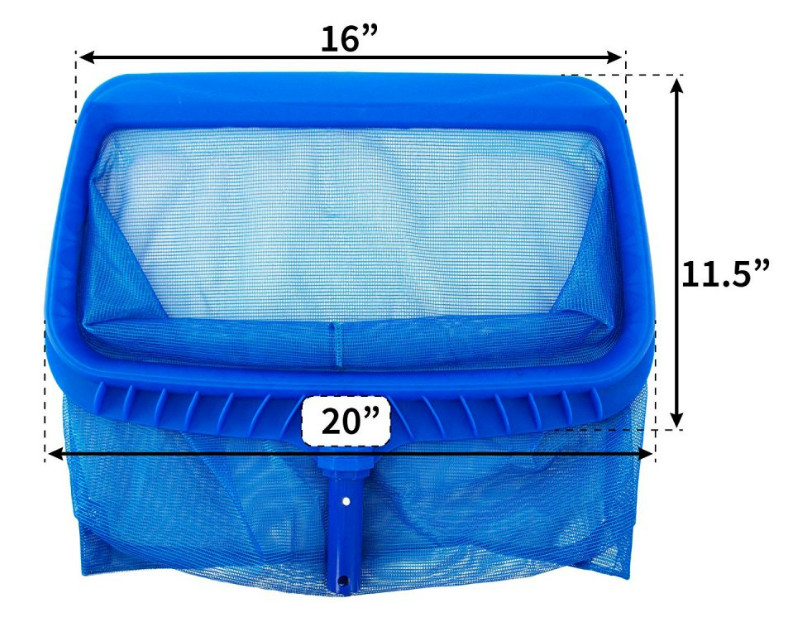 Aqua Select Swimming Pool Pro-Series Heavy Duty Vinyl Leaf Rake
