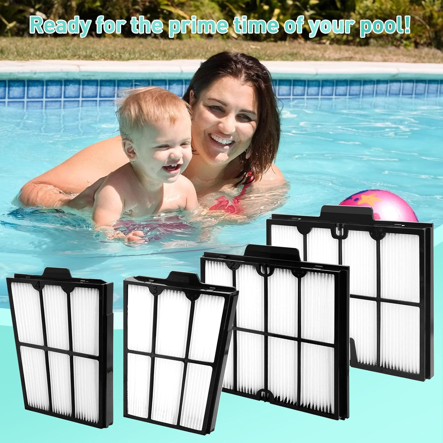 Ultra-Fine Filter Panels Compatible with Dolphin Robotic Pool Cleaners,Replace P
