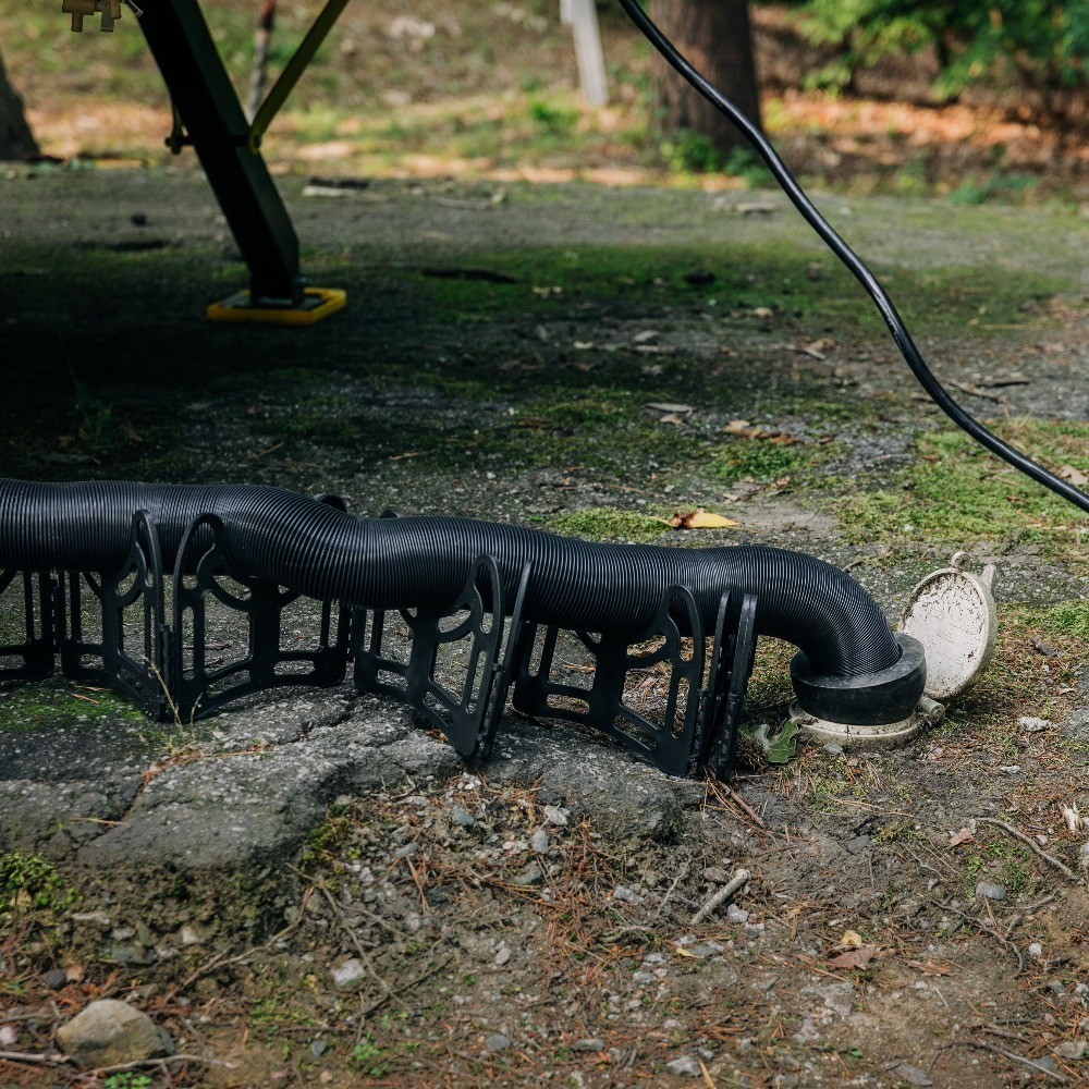 RV 20-Foot Sewer Hose 3-Inch Opening, 12 Mil of HTS Vinyl, Black (39615)