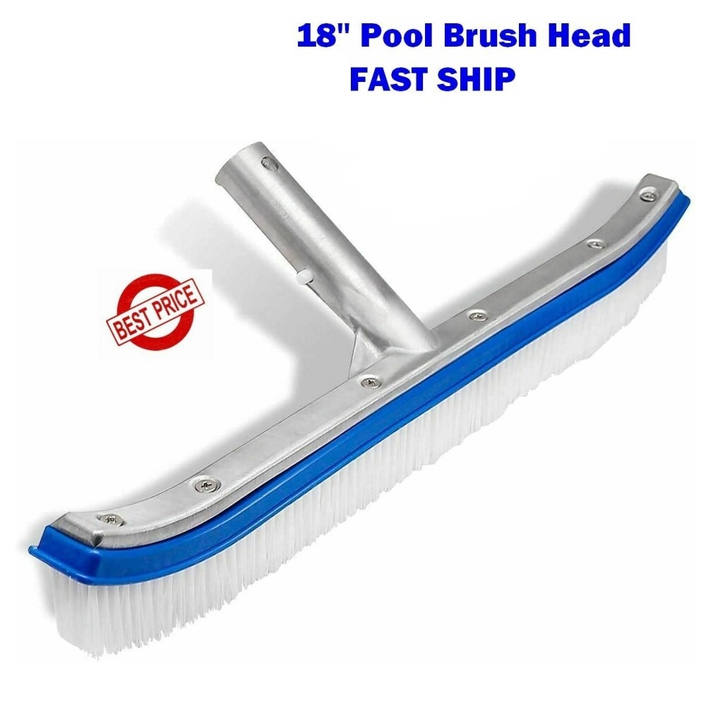 18 inch Premium Pool Brush Head Swimming Pool Walls Cleaning Brush Nylon Bristle