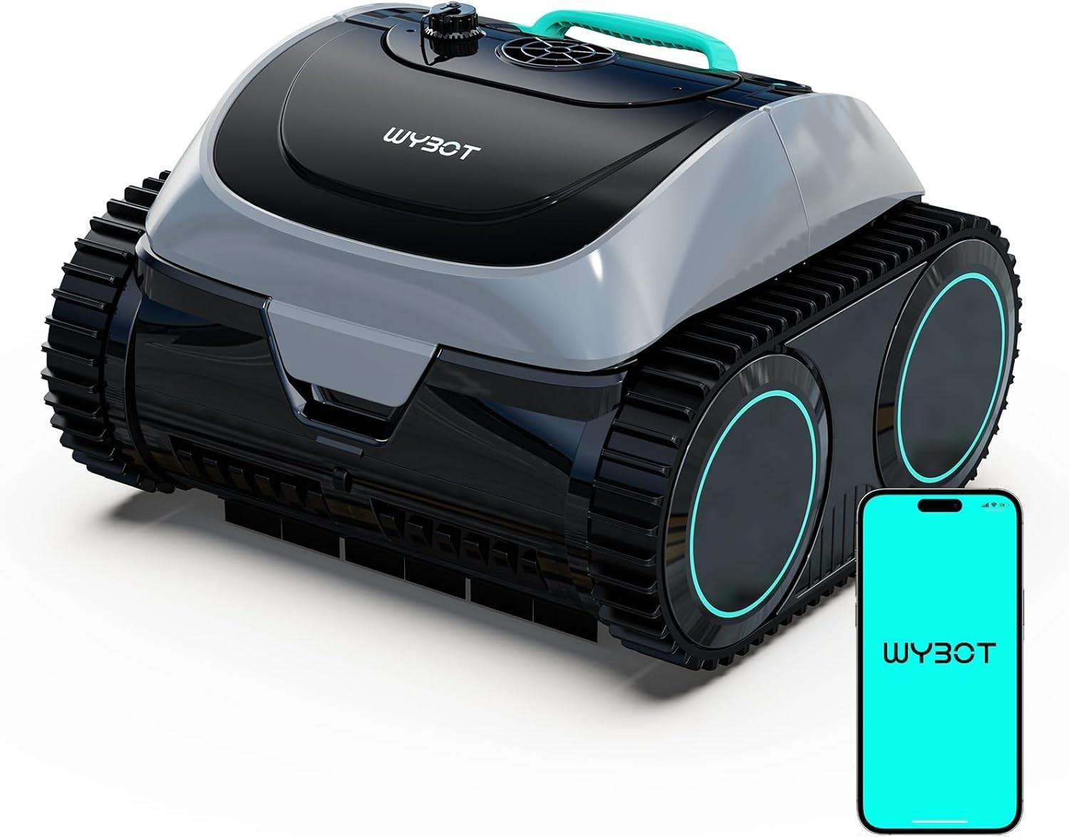WYBOT C1 Cordless Robotic Pool Cleaner w/ App Support