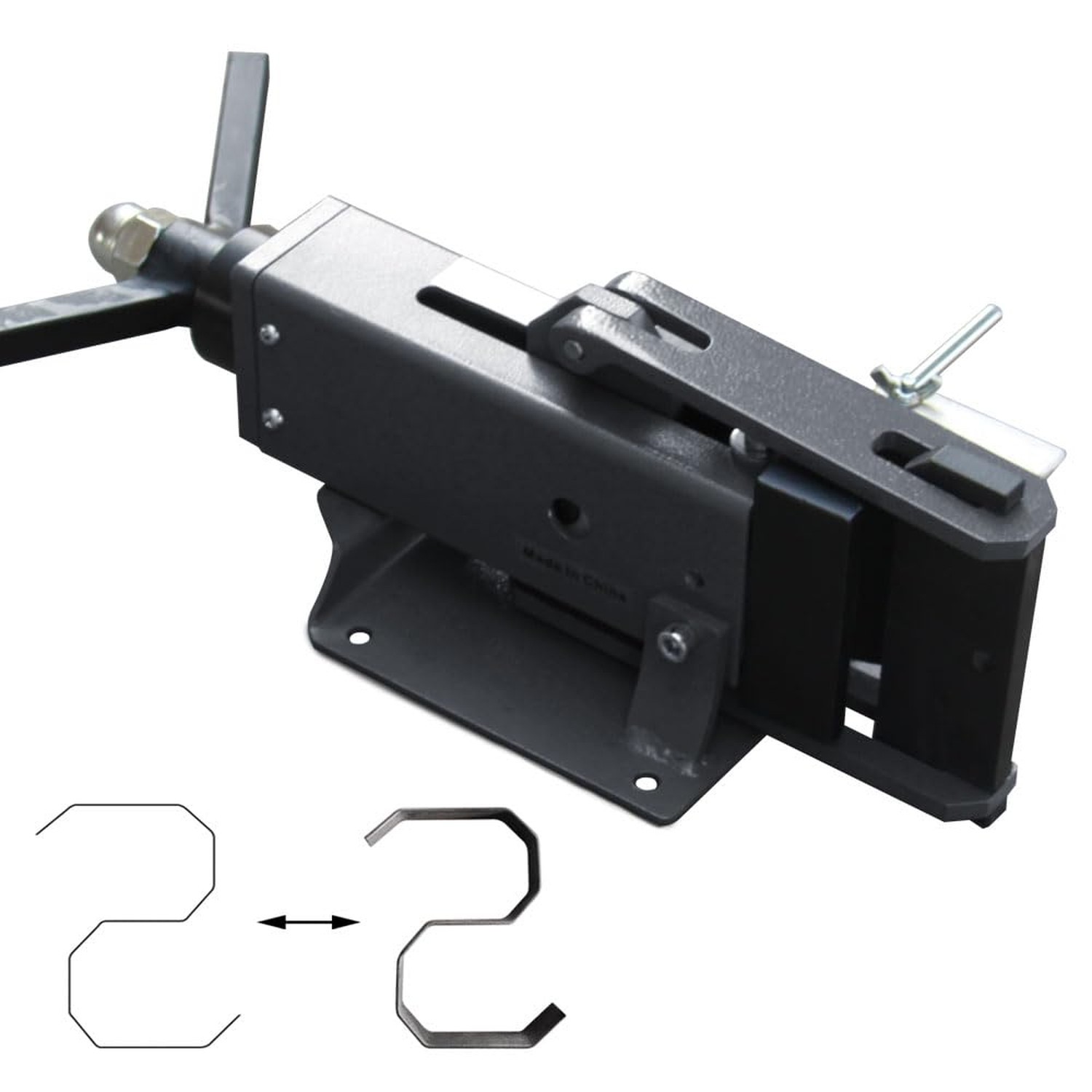 KAKA INDUSTRIAL Manual Steel Bending Brake, 4-Inch Capacity 2.5-Ton Press, 90…