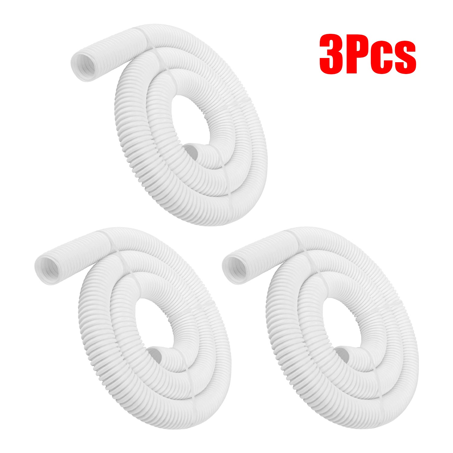 9-100-3102 FOR Polaris 360 6-Ft Pool Cleaner Cuff-less Feed Hose – 3 Pack