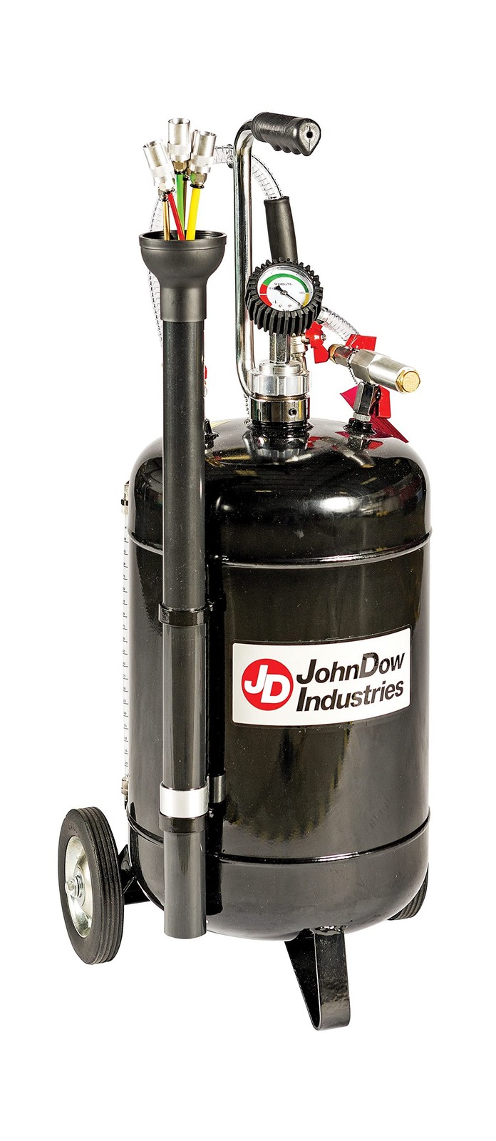 JohnDow Industries 6 Gallon Fluid Evacuator with Venturi Vacuum System, Vacuu…