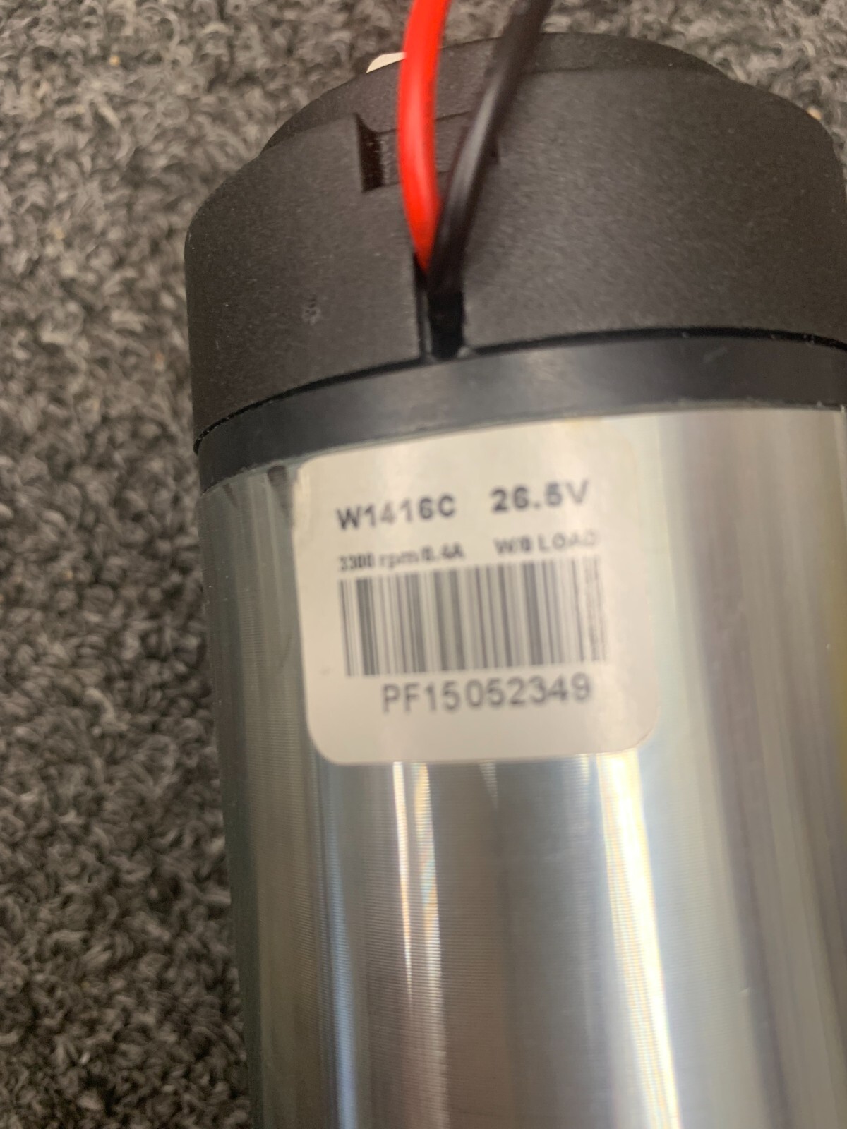 POLAZRIS ZODIAC PUMP MOTOR W1416C 26.5V W/0 LOAD 3300 rpm/0.4A 9350 SPORT