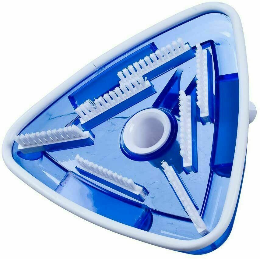 Milliard Sea-Thru Triangle Weighted Pool And Spa Vacuum Head, 11&Prime; Wide Cleaning