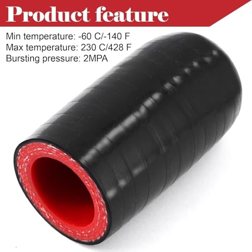 Silicone Coolant Cap Vacuum Hose Plug with Clamp,High Temperature 3/4&Prime;(19mm)