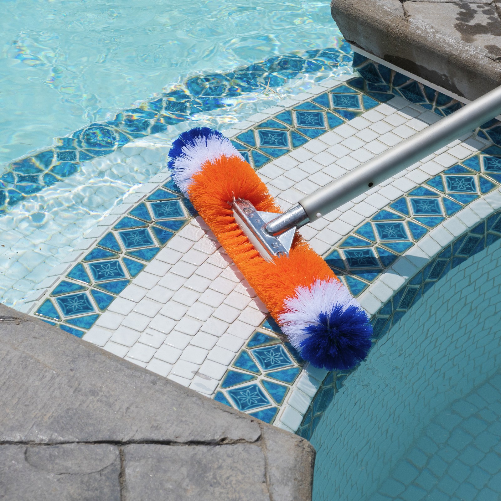 Aqua Select® 18 Inch 360° Brush For Swimming Pool Wall & Floor