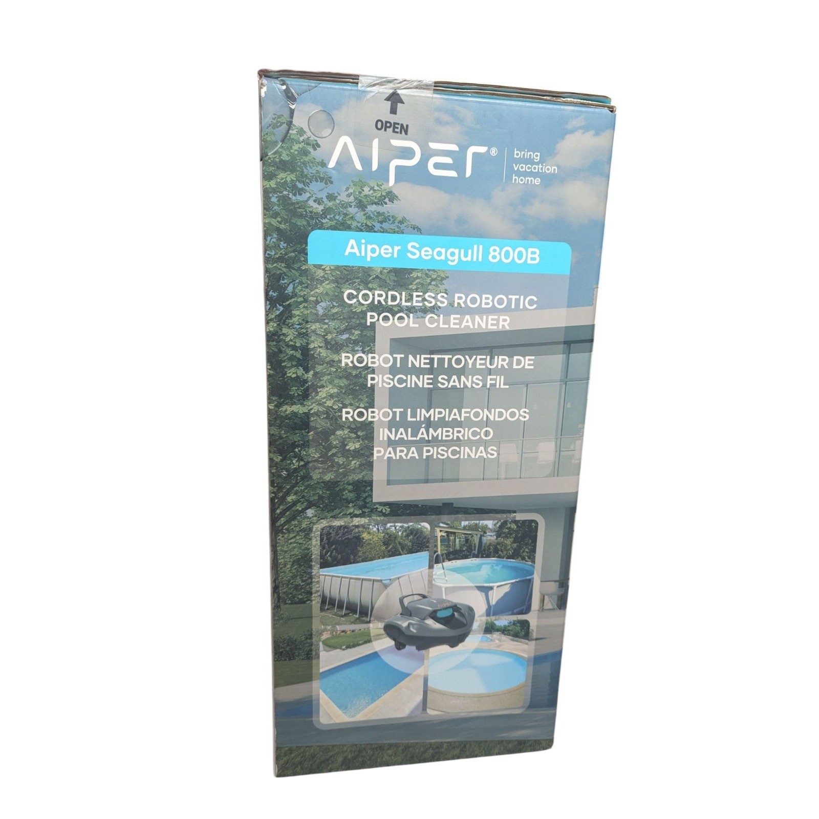AIPER Seagull 800B Cordless Robotic Pool Cleaner ZT2001 Dark Gray New/Sealed