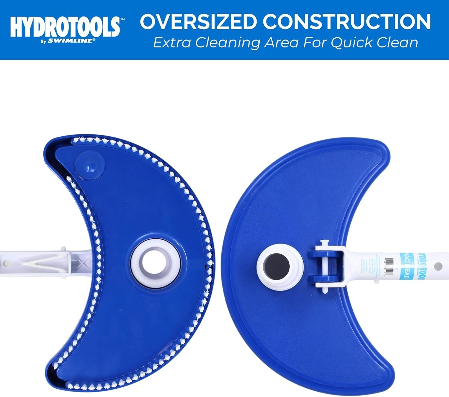 Hydrotools Heavy-Duty Half-Moon Vacuum Head for Inground & Above Ground Pools