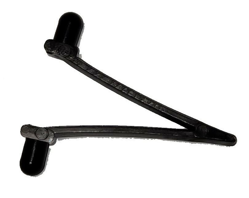 Heavy Duty Replacement V-Clips Black for Pool Brush Net Vacuum Pole Handle Qty12