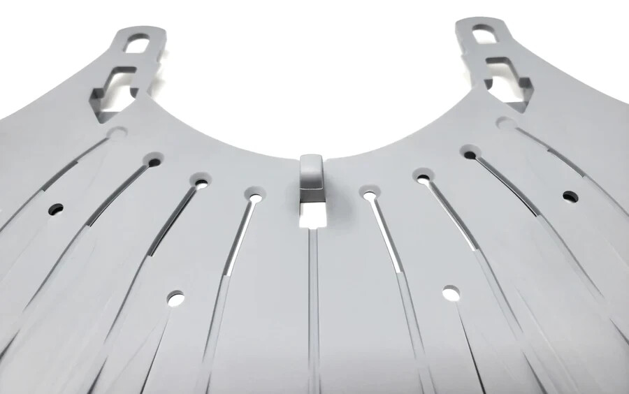 Front Disc, Zodiac T5 Duo, Textured, Silver