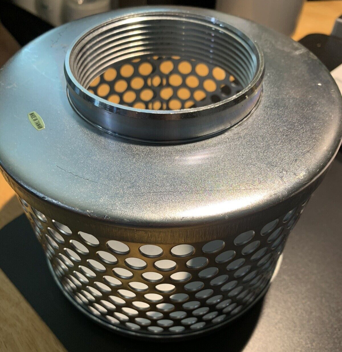 (2 Pack) Apache 70002507 Rust-Resistant Plated Steel Suction Strainer, Silver