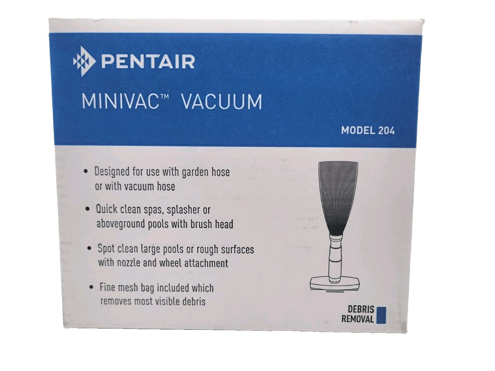 Pentair Rainbow Mini Vac 204 Pool & Spa Vacuum Head Weighted Cleaner