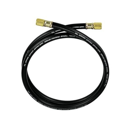 Upgrade 8FT 15696 3/8&Prime; HAVC Heavy Duty Charging Vacuum 8Ft hvac vacuum hose