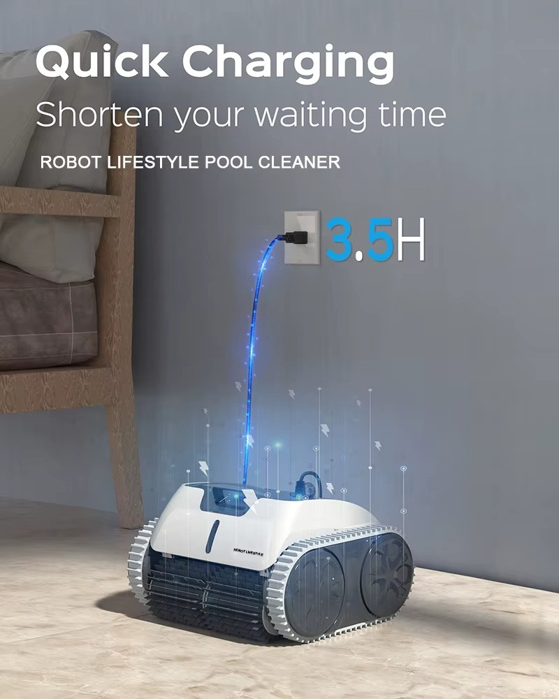 Robotic Swimming Pool Cleaner Wireless Automatic 3312 PRo Wifi App Control More