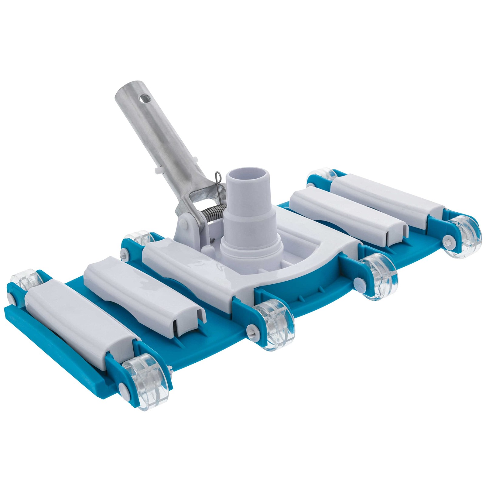 U.S. Pool Supply 14&Prime; Manual Vacuum Head for Inground 14 Inch, White/Teal