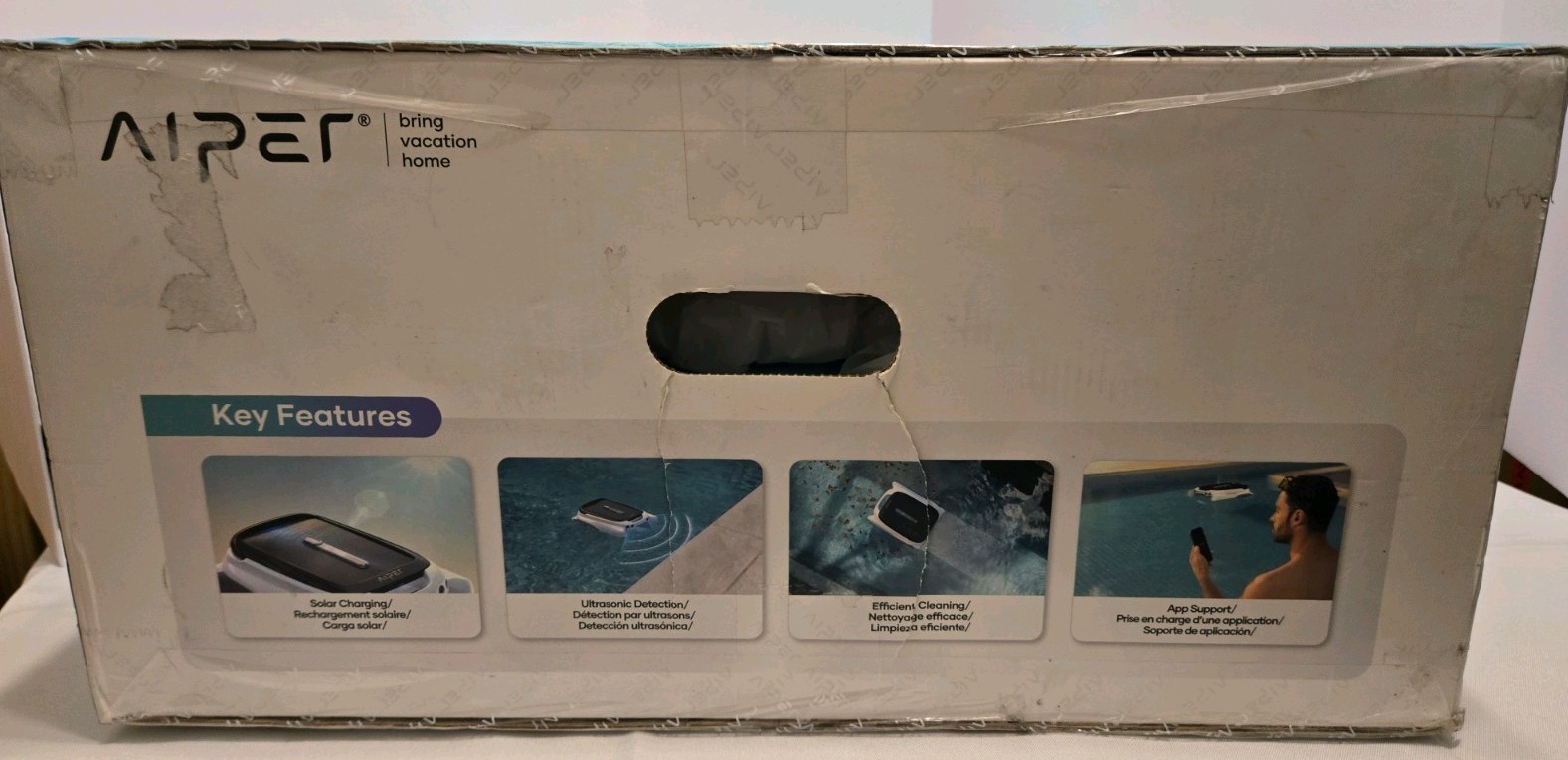 Aiper – Surfer M1 Solar Powered Automatic Robotic Pool Skimmer Cleaner