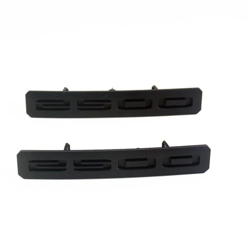 6Pcs Replacement for Sierra 2500HD AT4 Emblem Bumper 2024-2025 Matte Black Red