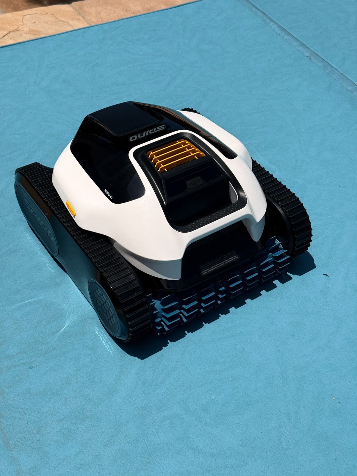 Spino E1 Cordless Robotic Pool Cleaner Wall & Waterline 1600 Sq Ft 210min App