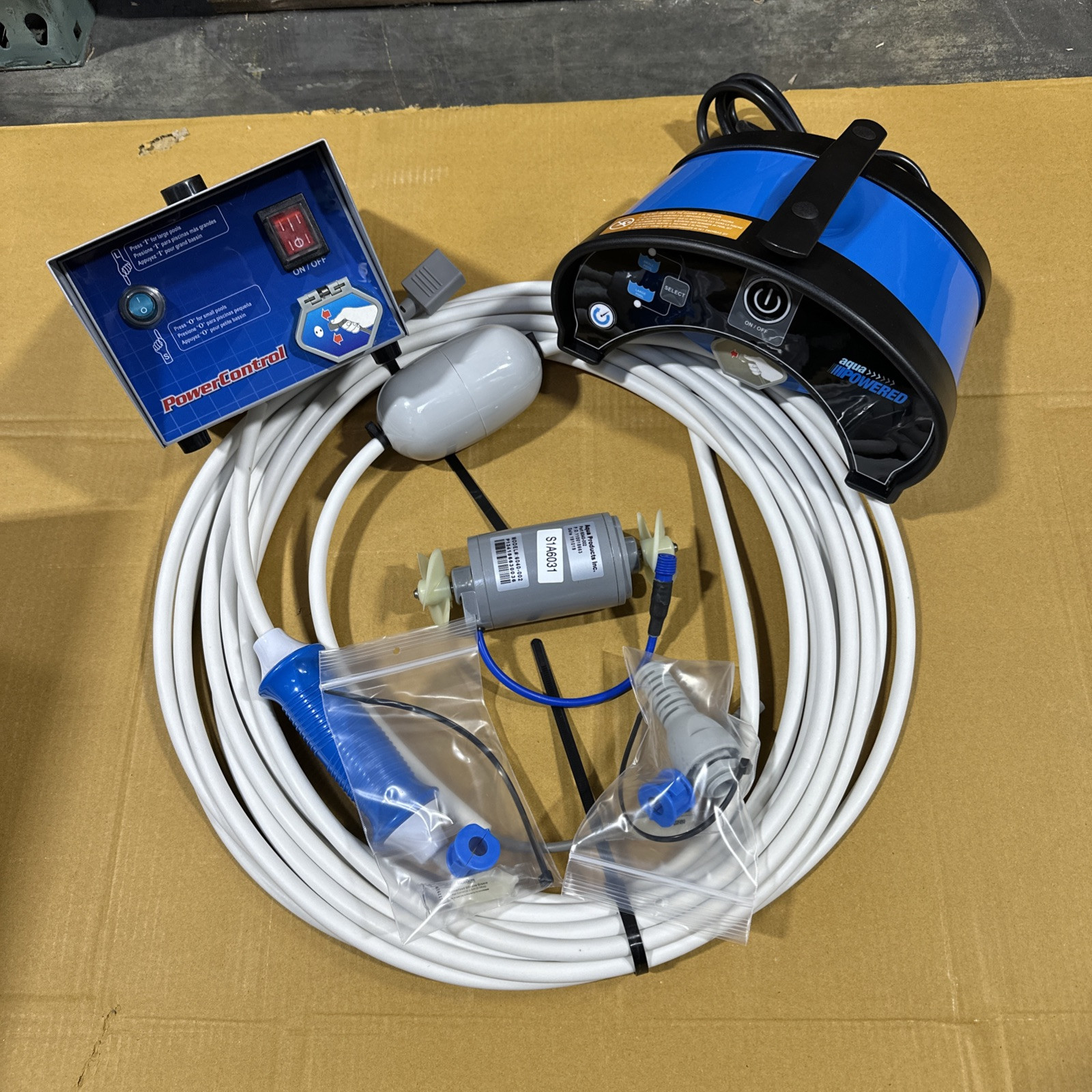 AQUA PRODUCTS AQUABOT ROVER POWER POWER SUPPLY MOTOR CABLE KIT OEM 48 VDC NEW