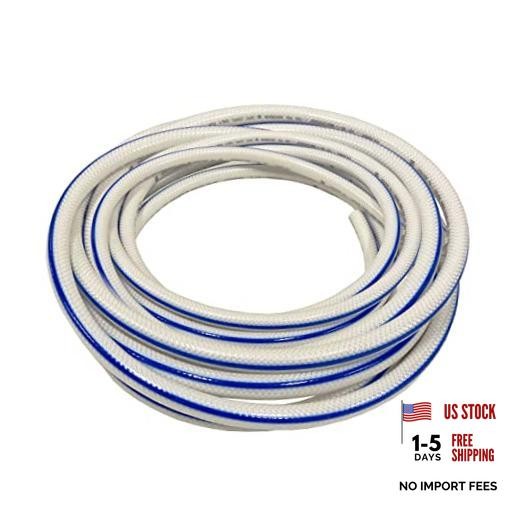 1/2 inches ID x 5/8 inches OD Heavy Duty Braided PVC Tubing Reinforced 5 Feet
