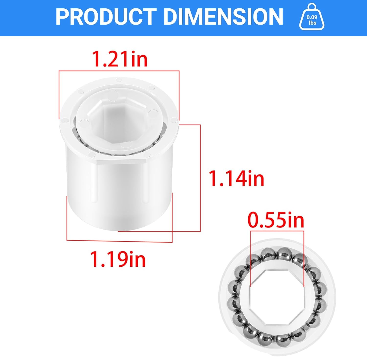 PVX976PK2 Wheel Bearings Kit for Hayward AquaNaut /Poolvergnuegen pool cleaner