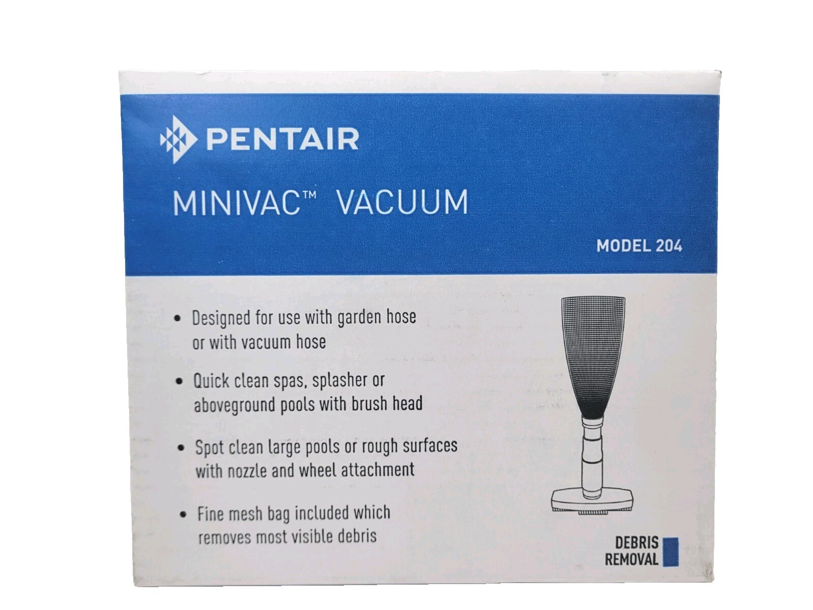 Pentair Rainbow Mini Vac 204 Pool & Spa Vacuum Head Weighted Cleaner