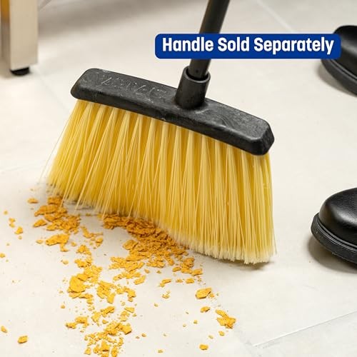 Sparta Duo-Sweep Flagged Angle Broom Head with Frayed Bristles, Heavy Pack of 1