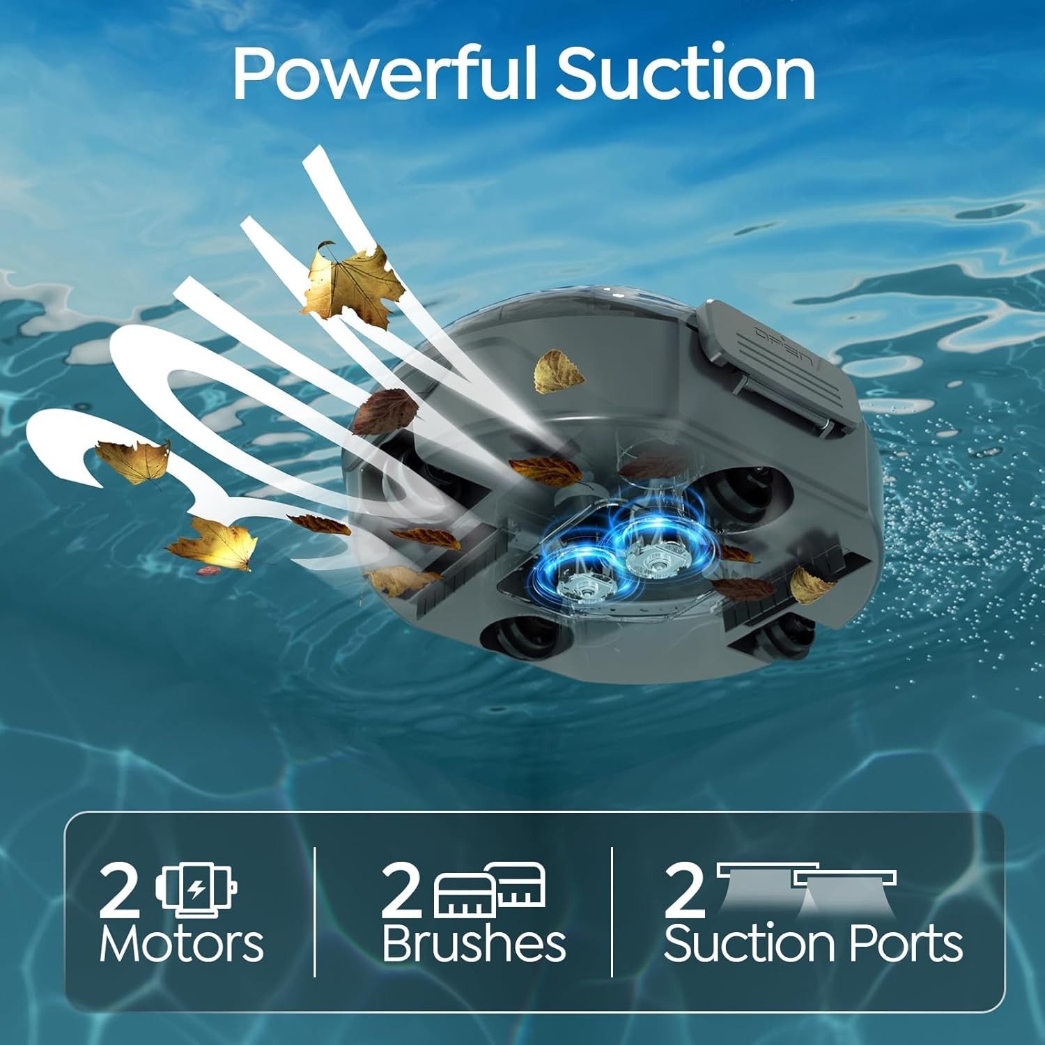 Effortless S2 Cordless Pool Cleaner – Durable & Battery Powered, 7.3 lbs