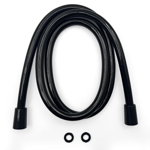 Replacement Shower Hose for RV Camper 6in Flexible & Kink-Free Only hose Black