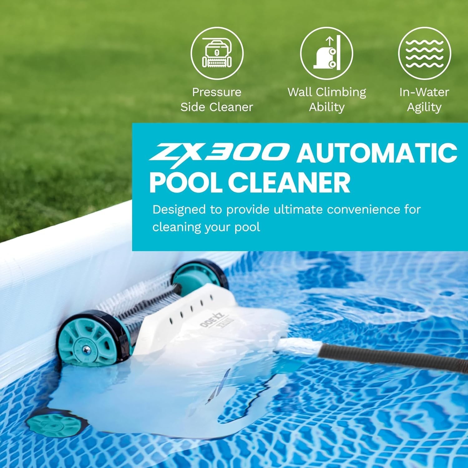 Intex 28005E Swimming Pool Floor and Wall Cleaner Robot Vacuum