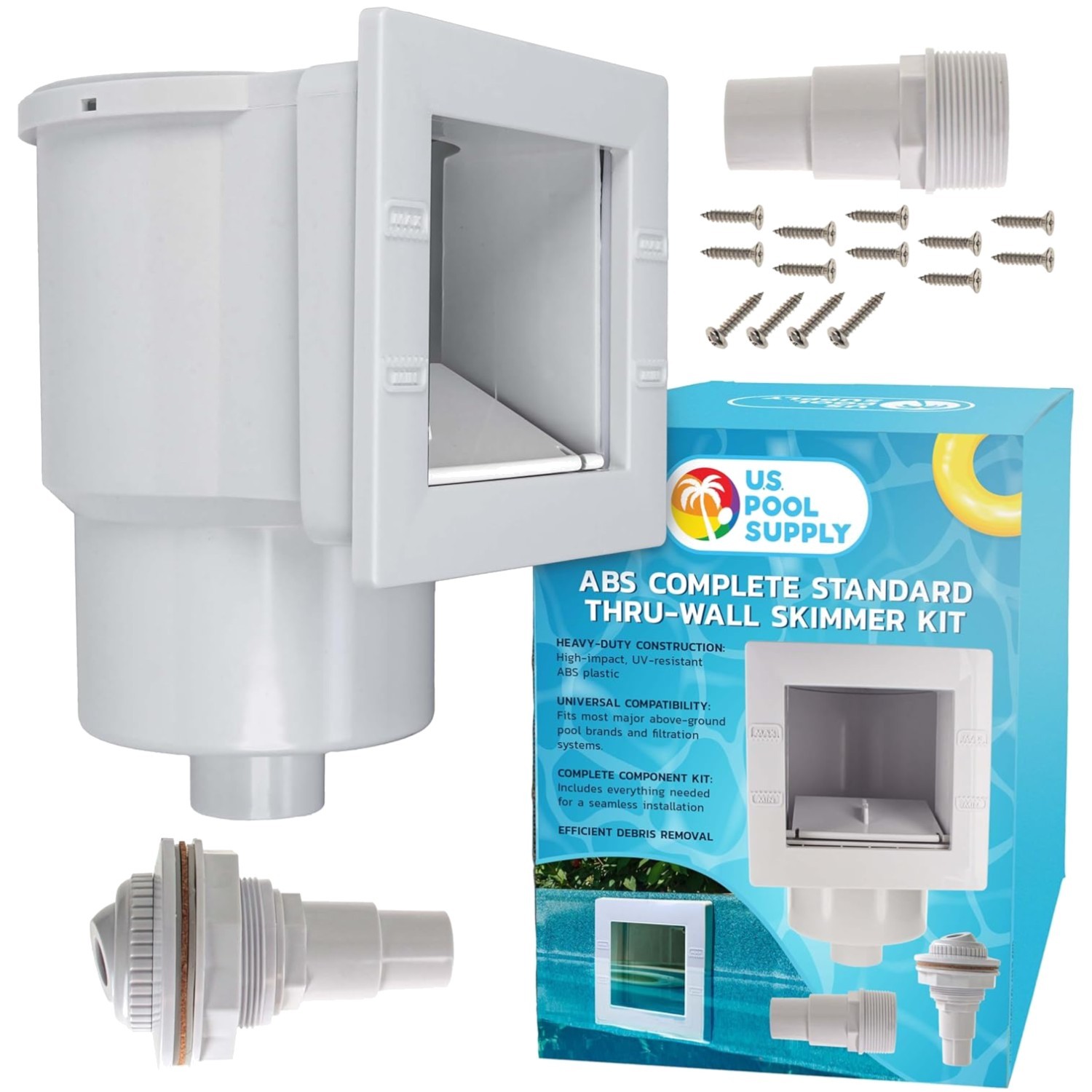 Complete Pool Skimmer Kit – ABS Construction, Universal Set