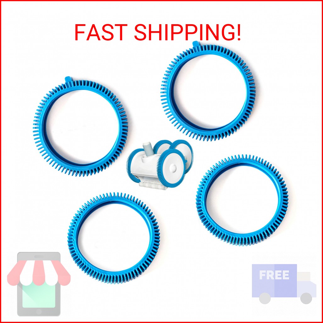 AR-PRO Pool Cleaner Front Tire and Rear Tire Combo Kit, Compatible with Poolverg
