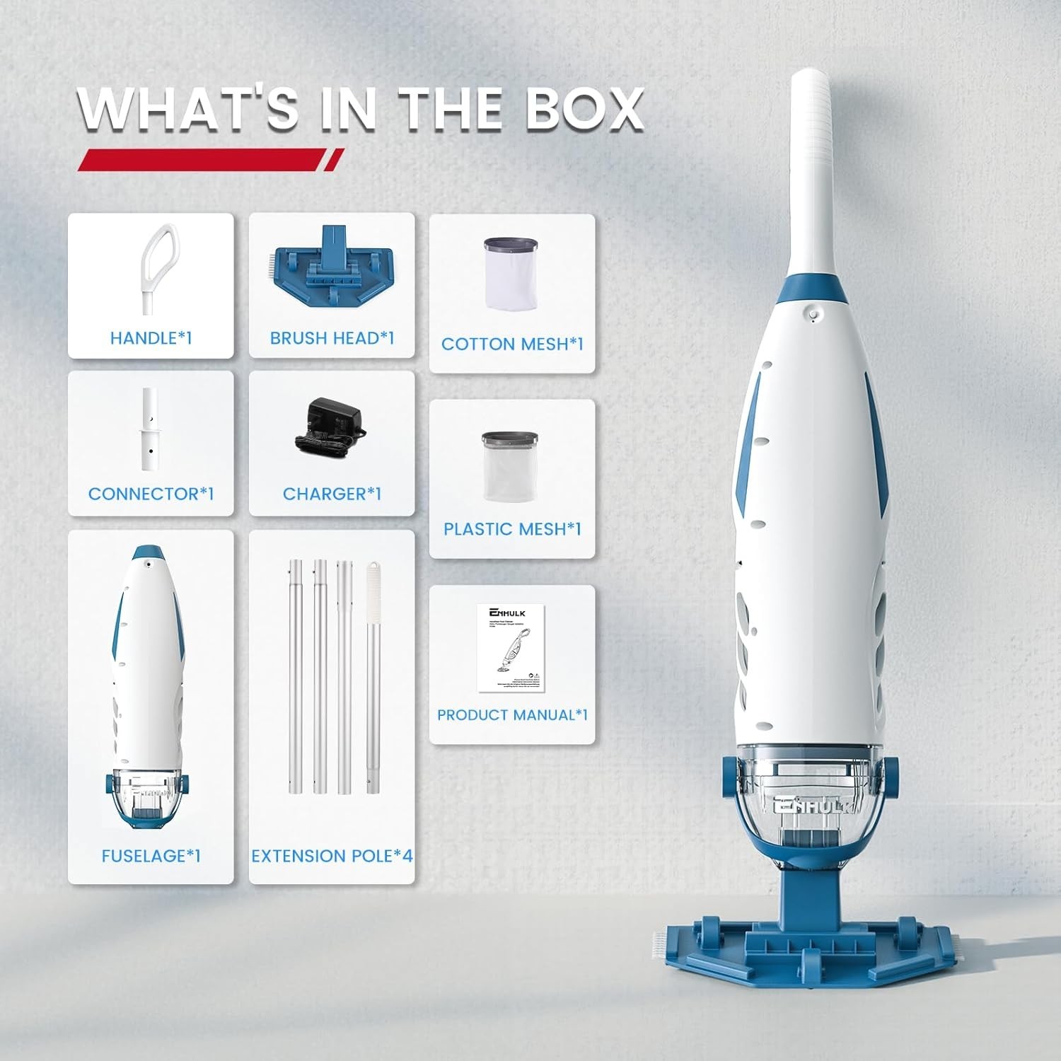 Effortless Cleaning: PC68 Cordless Pool Vacuum for Inground & Above Ground Pools