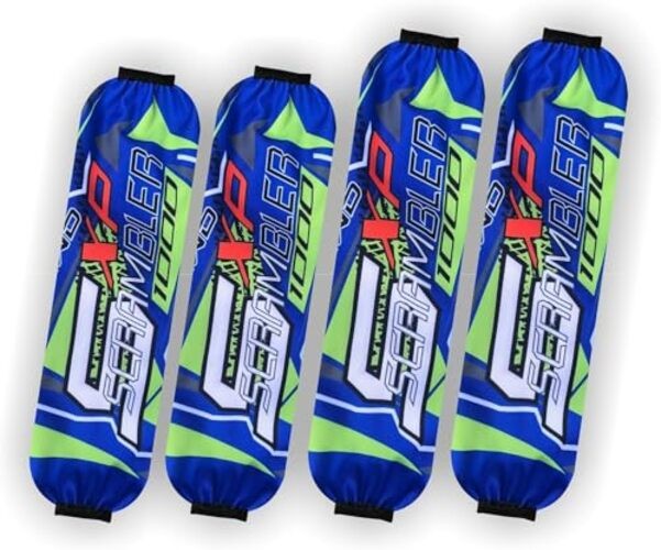 Polaris BLUE High-Performance ATV Shock Protector Covers