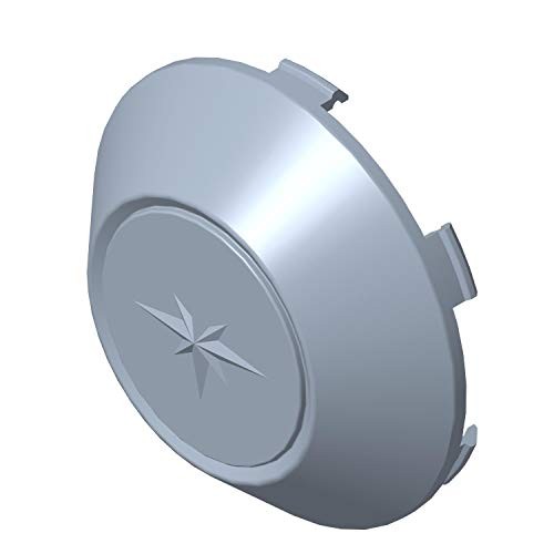 RZR Flush Rim Center Cap, Flash Black, Genuine OEM Part 1523153-655, Qty 1